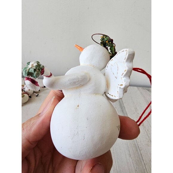 Sandi gore evans Angel snowman ornament hope candle candy cane Xmas tree - Picture 5 of 14